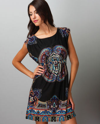 Sundial Belted Dress in Black from Lulus.com
